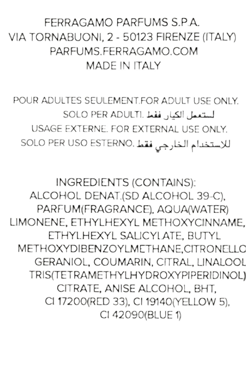 Salvatore Ferragamo Amo Eau De Parfum Spray For Women 0 17 Ounce 5 Ml sample vial