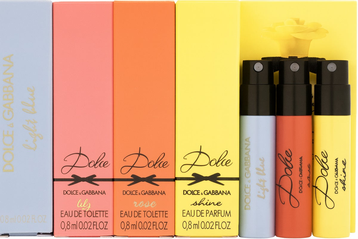 D&G Light Blue Dolce Lily + Rose+Shine EDT 0.8ml Sample Ghbb Trading