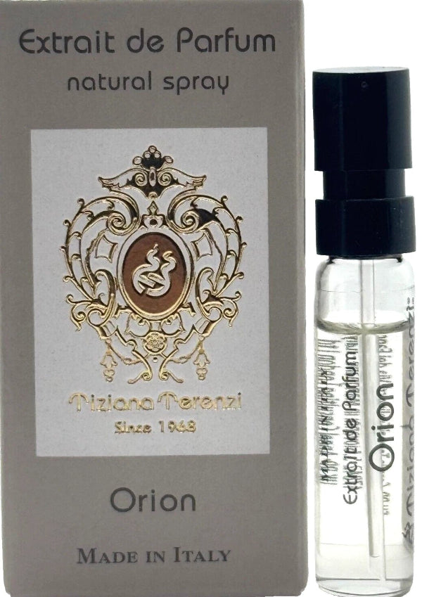 Tiziana Terenzi ORION extrait de parfum sample vial 1.5ml- authentic, fast and free shipping by Ghbb Trading
