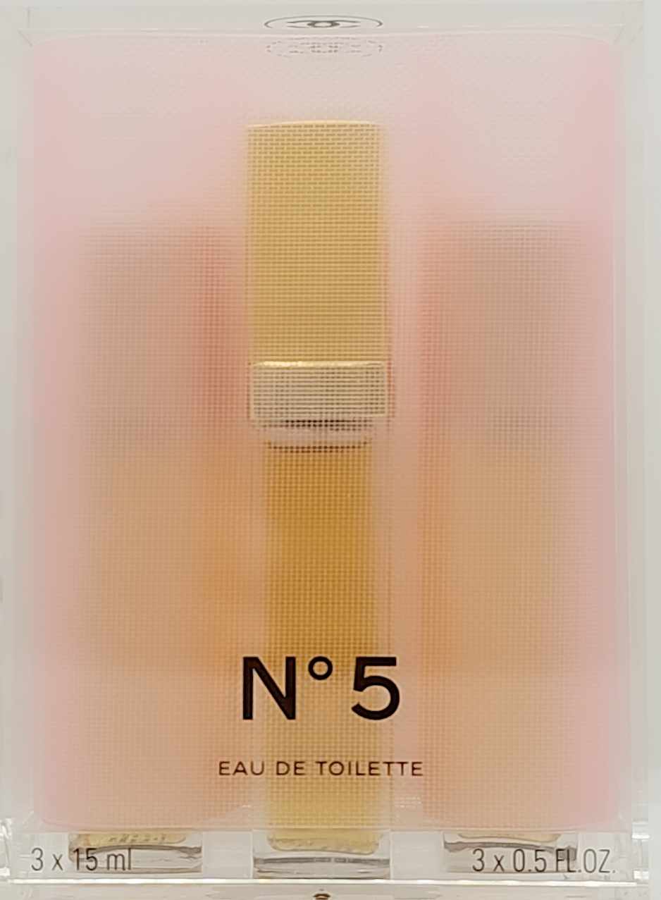 Chanel No. 5 Eau de Toilette Travel Spray Set – 3 x 15ml Refills – Iconic Luxury Perfume