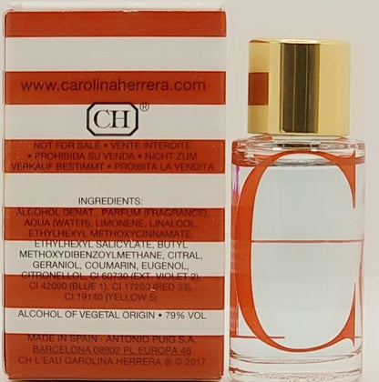 CH L'Eau by Carolina Herrera Eau de Toilette 7ml Miniature – Fresh Floral Perfume