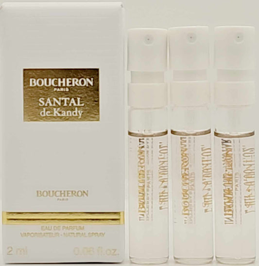 Lot 3 of BOUCHERON Santal de Kandy Eau de Parfum 2ml Sample Spray with Carded Box Ghbb Trading