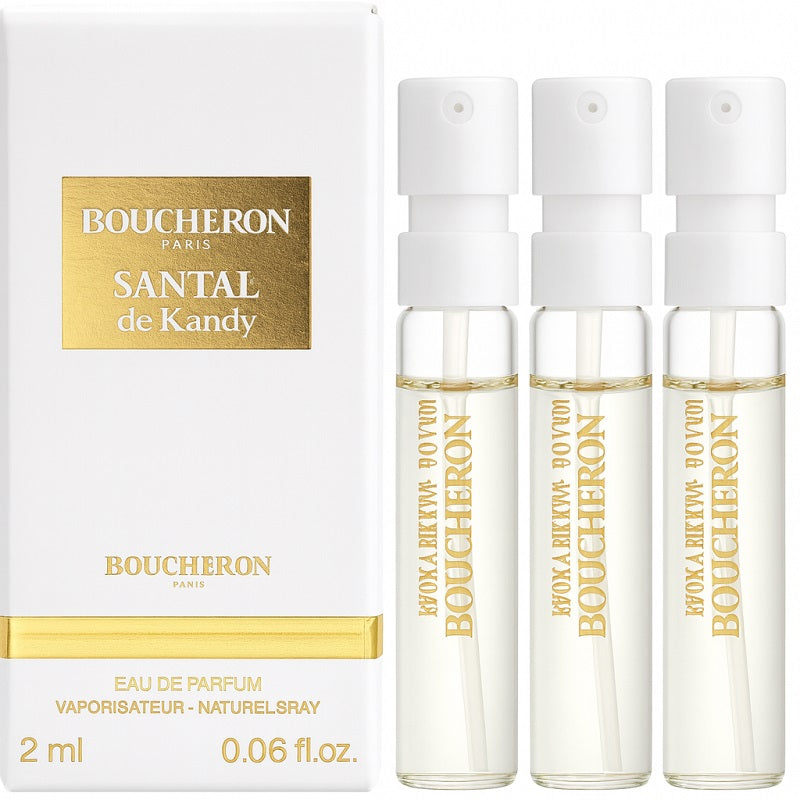 Lot 3 of BOUCHERON Santal de Kandy Eau de Parfum 2ml Sample Spray with Carded Box Ghbb Trading
