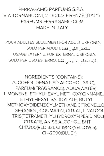 Salvatore Ferragamo Amo Eau De Parfum Spray For Women 0 17 Ounce 5 Ml sample vial