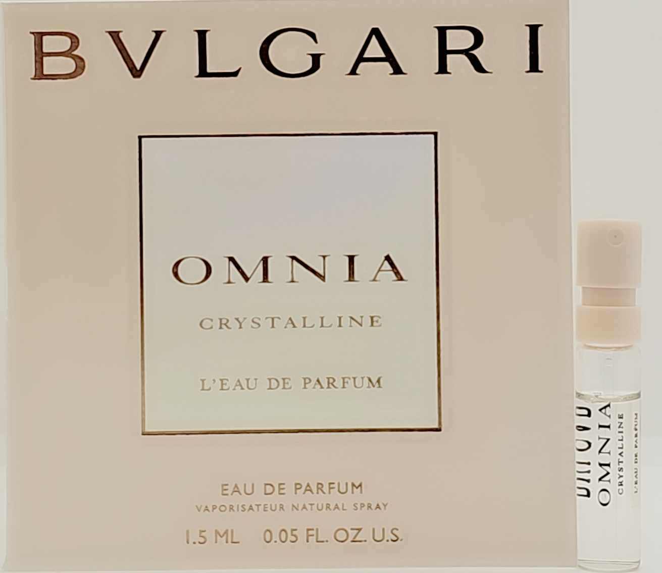 BVLGARI Omnia Crystalline Eau De Parfum 1.5ml Vial Sample – Ghbb Trading Fast Shipping