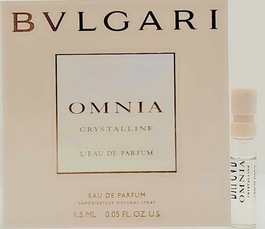 BVLGARI Omnia Crystalline Eau De Parfum 1.5ml Vial Sample – Ghbb Trading Fast Shipping