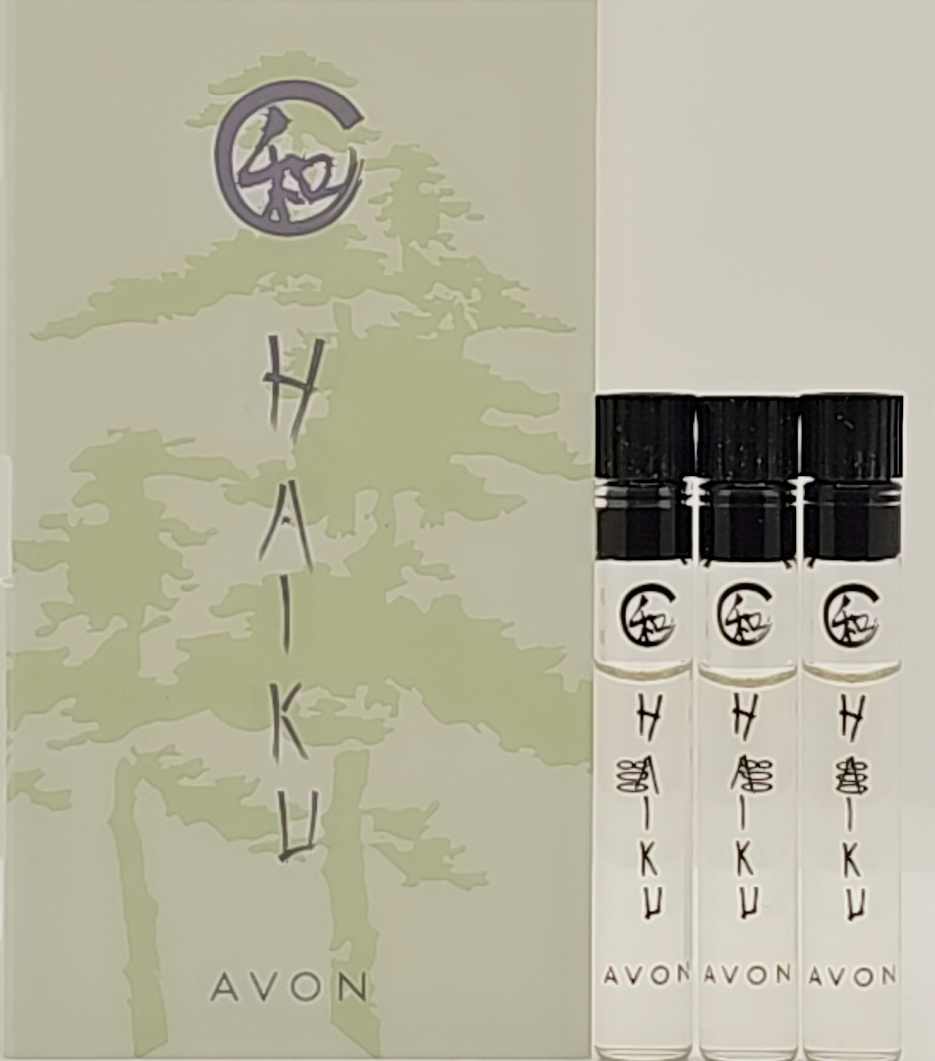 Lot 3 of Haiku by Avon Eau de Parfum EDP 0.02oz / 0.8ml Sample Spray Ghbb Trading