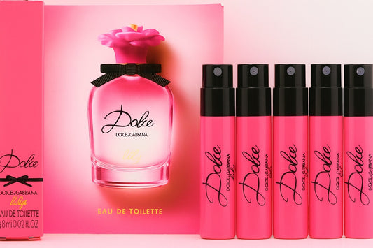 lot of 5 dolce gabbana dolce lily eau de toilette 0.8ml travel spray sample Ghbb Trading